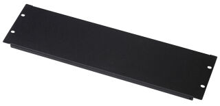 DIGITUS plaque de recouvrement 19', 3 U, (RAL 9005), noir