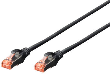 C&acirc;ble RJ45 Cat.6 S/FTP 1 M, rouge-rouge