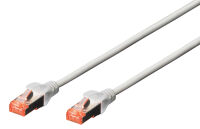 C&acirc;ble RJ45 Cat.6 S/FTP 3 M, gris-rouge