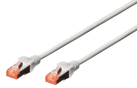 DIGITUS C&acirc;ble de brassage, Cat. 6, S/FTP, 25,0 m, gris