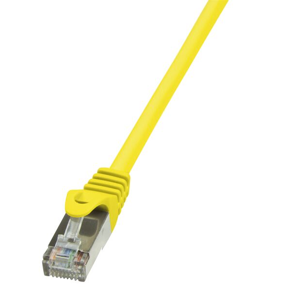 Câble RJ45 Cat 5E UTP 0.5M Jaune