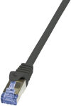 Câble RJ45 Cat.6a S/FTP 5 M, noir