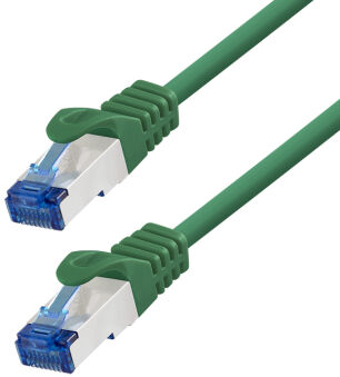 C&acirc;ble RJ45 Cat.6a S/FTP 0,50 M, vert
