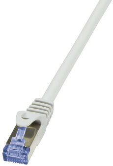 C&acirc;ble RJ45 Cat.6a S/FTP 0,50 M, vert