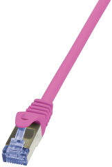 C&acirc;ble RJ45 Cat.6a S/FTP 0,50 M, rose