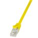 Miniature C&acirc;ble RJ45 Cat.6 U/UTP 5 M, jaune n°6