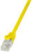 Miniature C&acirc;ble RJ-45 Cat5e U/UTP 0,25 m, jaune n°0