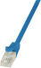 Miniature C&acirc;ble RJ45 Cat.6 U/UTP 0,25 M, jaune n°5