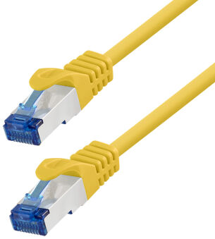 C&acirc;ble RJ45 Cat.6a S/FTP 0.25 M, jaune