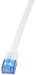 Miniature C&acirc;ble RJ-45 plat Cat5e U/UTP 2 m, noir-bleu n°1