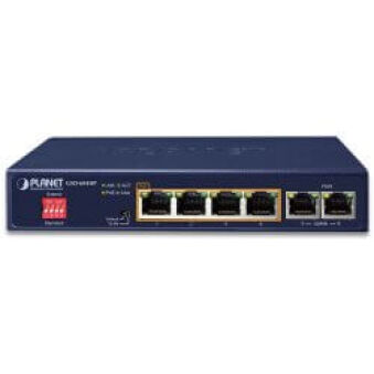 Switch desktop 6 ports dont 4 PoE at 55W