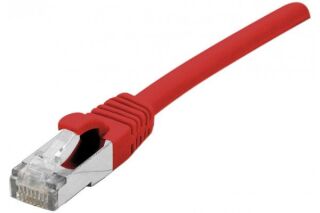 Cordon RJ45 sur c&acirc;ble cat&eacute;gorie 7 S/FTP LSOH snagless rouge - 1,5 m