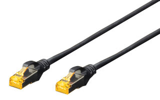 DIGITUS C&acirc;ble de brassage Cat.6A, S/FTP, 2,0 m, vert