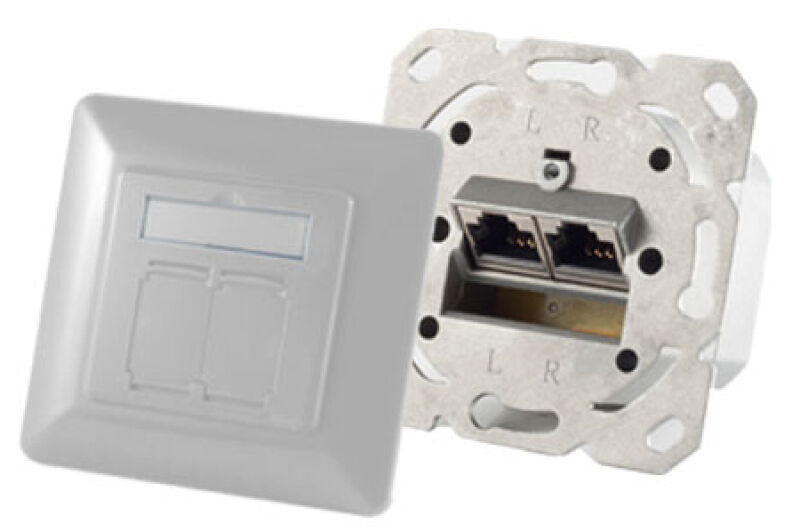 TNSLAND 2 Pièces Keystones Entièrement Blindées Pour Prise RJ45 Cat 7