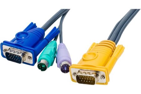 C&acirc;ble KVM 2L-5202P PS2/VGA vers SPHD 1.8m