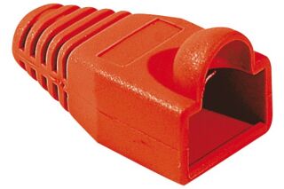 Manchons c&acirc;bles RJ45, diam. 5,5 mm, rouge (x10)