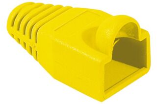 Manchons c&acirc;bles RJ45, diam. 5,5 mm, jaune (x10)