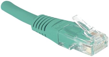 CABLE RJ45 U/UTP CAT6 Vert - 0,50 M