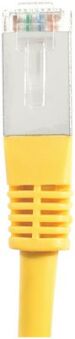 Câble RJ45 CAT6 S/FTP premium Jaune - 0,50 M