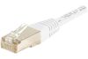 Miniature CABLE RJ45 F/UTP CAT6 Blanc - 10 M n0