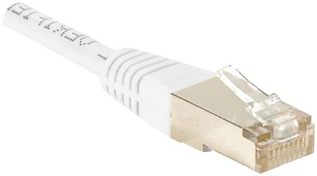 CABLE RJ45 F/UTP CAT6 Blanc - 10 M