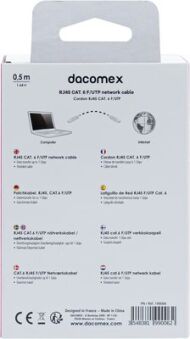 CAT 5e Câble De Liaison, U/UTP, Bleu, 5m Longueur De Câble - Câble Informatique