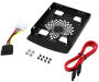 LogiLink Rack amovibles pour disques durs 2,5', double, noir