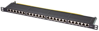 LogiLink Panneau de brassage 19' Cat.6A, 24 ports, 0,5 U