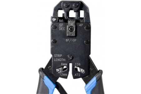 PINCE A SERTIR RJ45 - RJ9 - RJ11 - RJ12 - RJ50 A CLIQUET