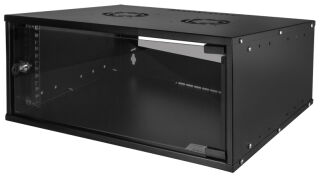 LogiLink Coffret mural 19' ECO, 12 U, assembl&eacute;, noir