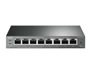 TP-LINK 8-Port Gigabit Desktop PoE Easy Smart Switch, 8 Gigabit RJ45 Ports inkl. 4 PoE Ports, 55W PoE Gesamtleistung