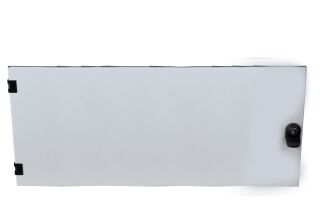 Porte d'entr&eacute;e pour bo&icirc;tiers muraux 18U, Stahl, RAL7035