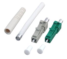 Connecteur LC MM 2,0 mm (beige) Capuchon (beige)