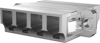 Adaptateur LC Quad OS2 boîtier métallique