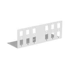 Plaque de distribution, RAL7035 6 adaptateurs SC spx ou 6 adaptateurs LC duplex