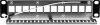 Miniature Panneau de distribution 1U 10&Ecirc; pour 12 prises Keystone, RAL9005 n°2
