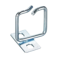 Support d'acheminement de c&acirc;ble 80 x 80 mm avec plaque de montage d&eacute;cal&eacute;e lat&eacute;ralement