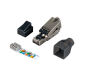 Miniature Connecteur RJ45 STP, Cat.6, prise de terrain n°0