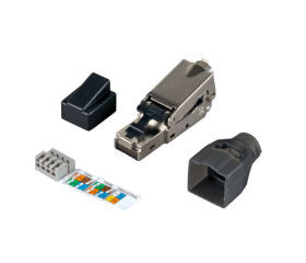 Connecteur RJ45 STP, Cat.6, prise de terrain