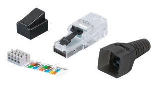 Connecteur RJ45 ECOLAN&copy; UTP, Cat.6, prise de terrain