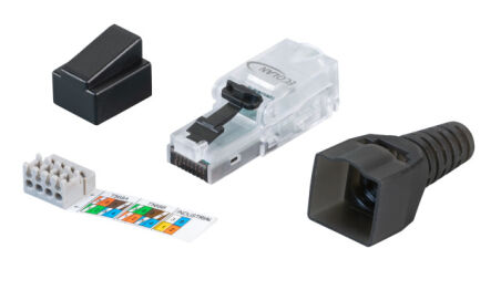 Connecteur RJ45 ECOLAN&copy; UTP, Cat.6, prise de terrain