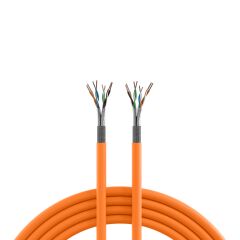 INFRALAN© Cat.7 1000 AWG23, S/FTP 8P CPR Eca orange, 500 m