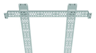 Rail vertical multifonction pour ESV 42U, 1 pièce