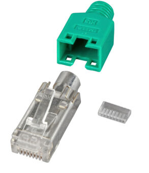 RJ45-Hirose TM11 vert 50 pi&egrave;ces.