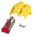 Connecteur RJ45-Hirose TM21 jaune 100 pièces, 3 éléments, Cat.6