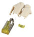 Connecteur RJ45 Hirose TM31 beige 50 pièces, 3 éléments, Cat. 6a