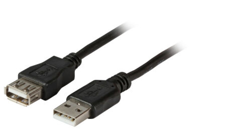 C&acirc;ble d'extension USB 2.0 AA, MF, 3,0 m, gris, am&eacute;lior&eacute;