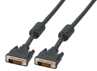 Câble moniteur DVI Dual Link, DVI-Digital 24+1, AWG28, 2 m