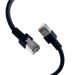 Miniature Cordon de raccordement RJ45 Cat.5e SF/UTP PVC CCA noir 1 m n°1