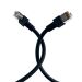 Miniature Cordon de raccordement RJ45 Cat.5e SF/UTP PVC CCA noir 1 m n°3